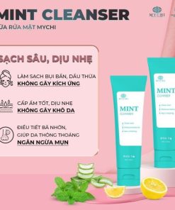 Sữa Rữa Mặt Mychi Mint Cleanser Chính hãng