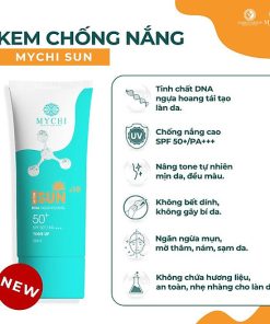 Alternative view of Kem chống nắng Mychi Sun dưỡng trắng da nâng tông dùng cho mọi loại da